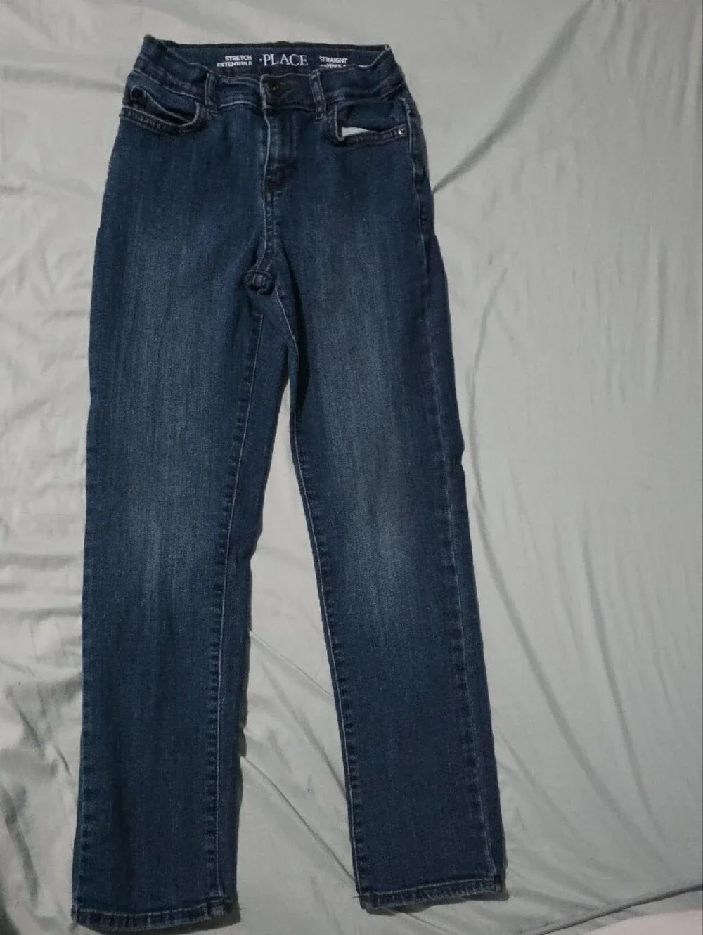 5 Pack Mixed Kids Jeans Pack - Blue/Black  Khaki Denim 10slim